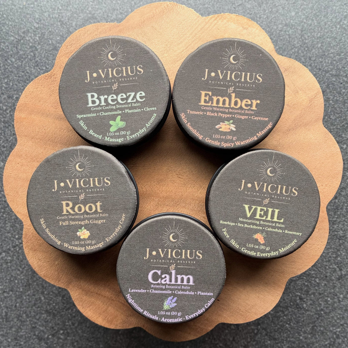 J·Vicius Veil Balm - Rosehip · Sea Buckthorn · Calendula · Rosemary