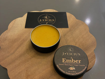 J·Vicius Ember Balm - Ginger · Turmeric · Black Pepper · Cayenne