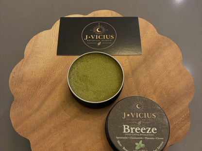 J·Vicius Breeze Balm - Spearmint · Chamomile · Plantain · Clove