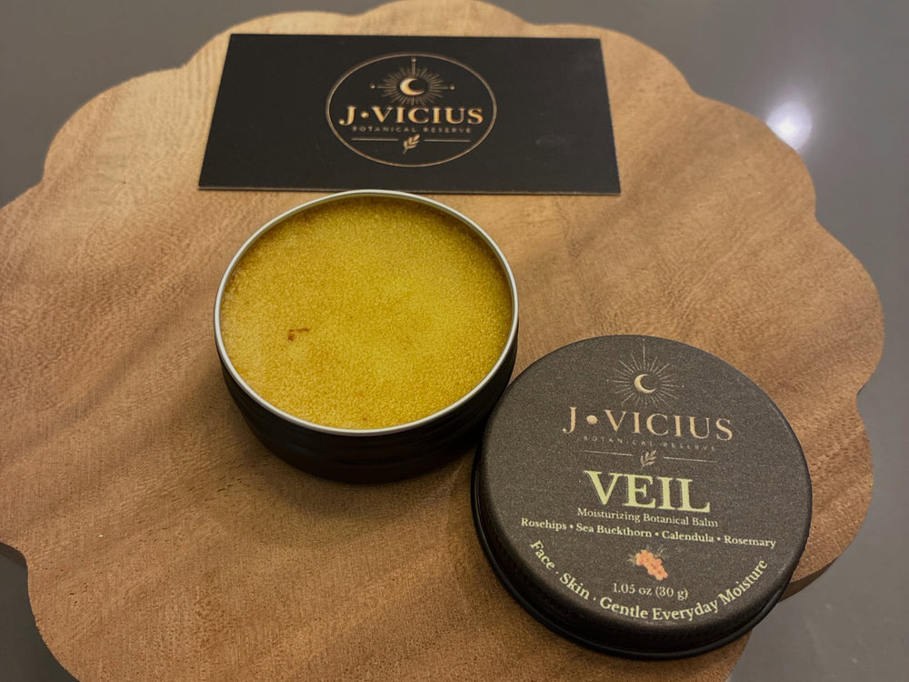 J·Vicius Veil Balm - Rosehip · Sea Buckthorn · Calendula · Rosemary